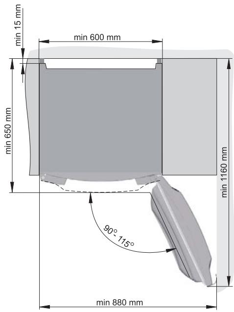 SMEG FC325XNF1 - Positionnement de l'appareil - 3