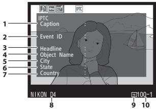 NIKON D4S - Pre-reglage IPTC (354) - 1
