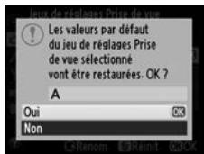 NIKON D4S - Rétabillisement des réglages par défaut - 2
