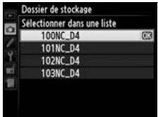 NIKON D4S - Choisir Sélectionner dans une liste. - 2