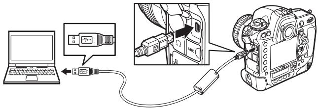 NIKON D4S - Connexion USB directe - 1