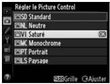 NIKON D4S - Sélectionner un Picture Control. - 2