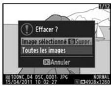 NIKON D4S - Supprimer la photo. - 2