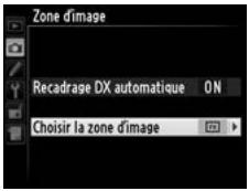 NIKON D4S - Choisir la zone d'image - 1