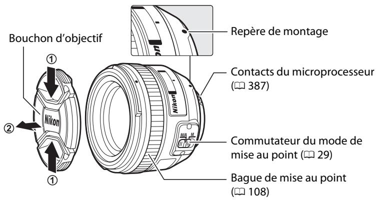 NIKON D4S - Fixer un objectif - 1