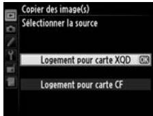 NIKON D4S - Sélectionner la carte source. - 2