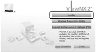 NIKON D4S - Demarrer l'installation. - 2