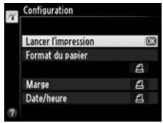 NIKON D4S - Afficher les options d'impression. - 2