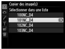 NIKON D4S - Sélectionner un dossier de destination. - 2