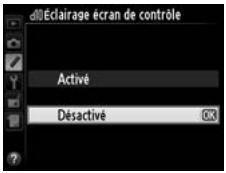 NIKON D4S - d10: Éclairage écran de contrôle - 2