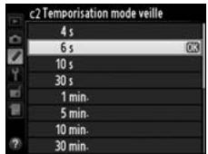 NIKON D4S - c2:Temporisation mode veille - 1