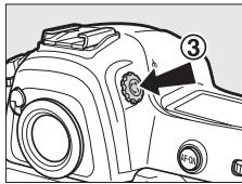 NIKON D4S - Remetre en place la commande de réglage dioptrique. - 1