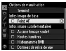 NIKON D4S - Options de visualisation - 2