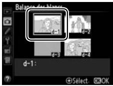 NIKON D4S - Selection d'un pré-réglage - 1