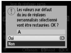 NIKON D4S - Rétabillisement des réglages par défaut - 2