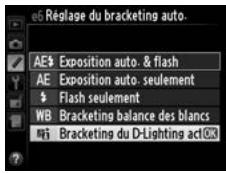 NIKON D4S - Sélectionner Bracketing du D-Lighting actif. - 1