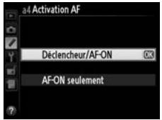 NIKON D4S - a4 : Activation AF - 1