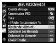 NIKON D4S - Commande MENU - 6
