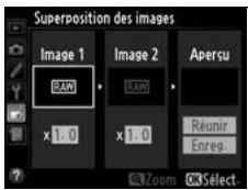 NIKON D4S - Sélectionner Superposition des images. - 2