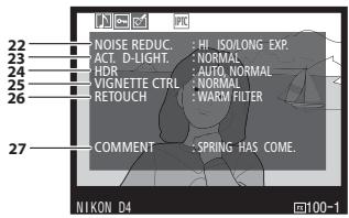NIKON D4S - Données de prise de vue - 4