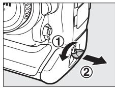 NIKON D4S - Retrait de l'accumulateur - 1
