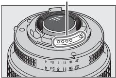 NIKON D4S - Contacts électriques CPU - 1