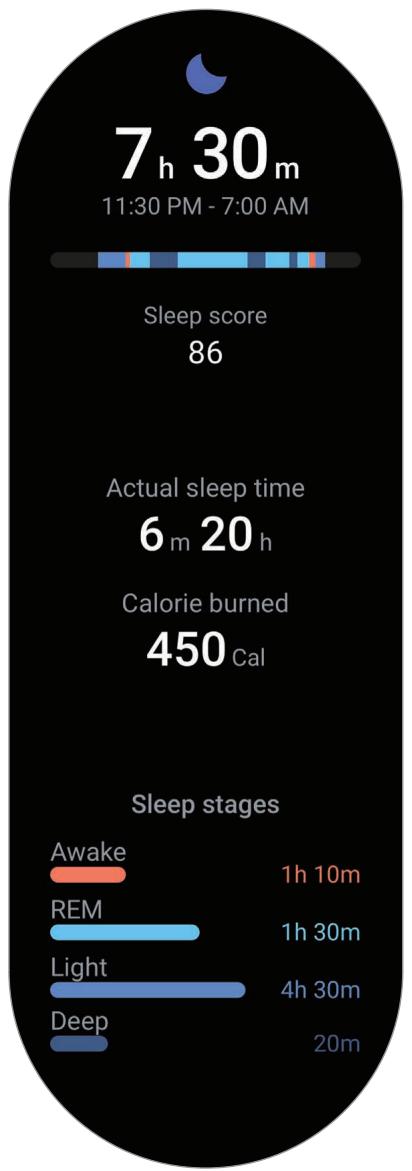 SAMSUNG GW4 - Mesurer votre sommeil - 1
