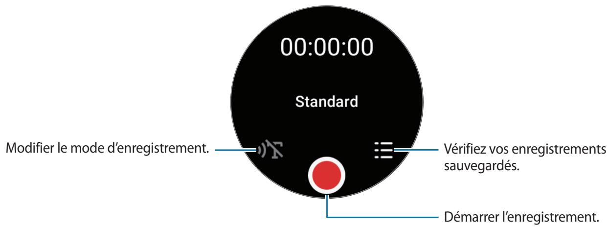 SAMSUNG GW4 - Effectuer des enregistements vocaux - 1