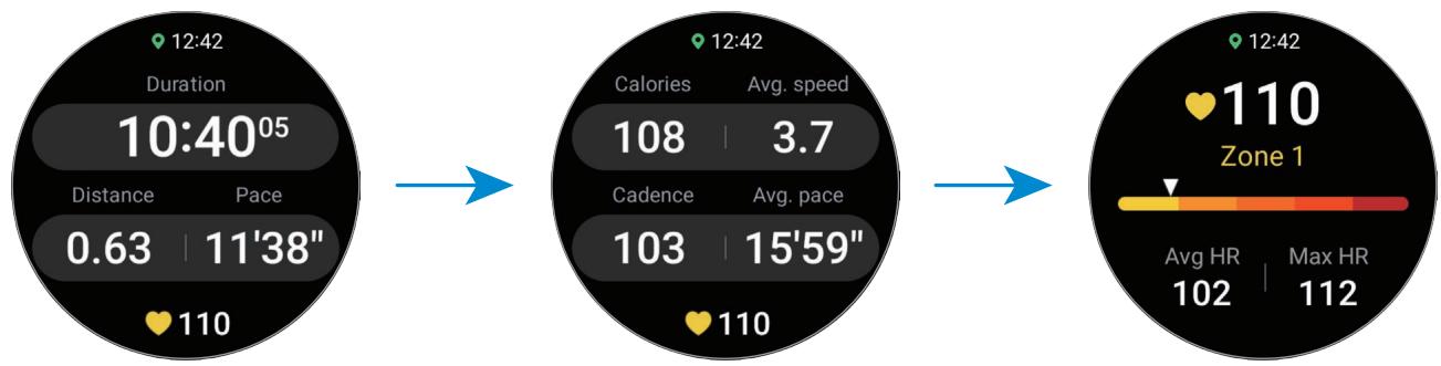 SAMSUNG GW4 - Commencer des exercices - 4