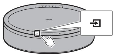 YAMAHA WX-051 - Sélectionnez Bluetooth comme source d'entrée. - 1
