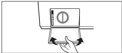 LG-GOLDSTAR WD-14318FDK - Le filtrde la pompe de vidange - 5