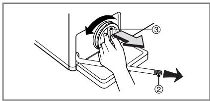 LG-GOLDSTAR WD-14318FDK - Le filtrde la pompe de vidange - 2