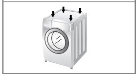 LG-GOLDSTAR WD-14318FDK - Réglage de niveau - 3