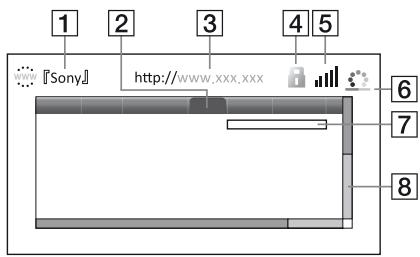 SONY BDP-S480 - Affichage du navigateur Internet - 1