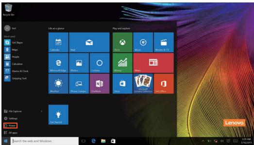 LENOVO IDEAPAD 350-17IKB 81DKOO3SEFR - Le menu Accueil - 2