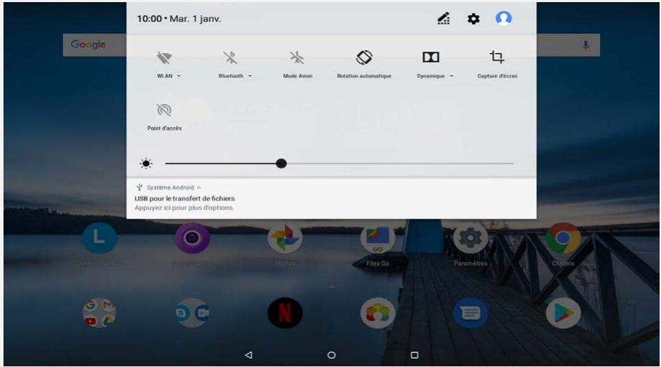 LENOVO TAB E10 WF 16 BK - Connexion de votre(APpeuil à un ordinateur - 1