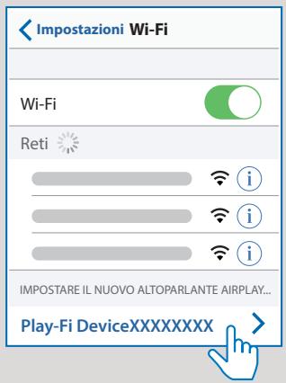 HISENSE U5120GW - iOS Impostazione Wi-Fi tramite AIRPLAY - 1