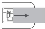 HISENSE U5120GW - Wymiana baterii w pilocie - 1