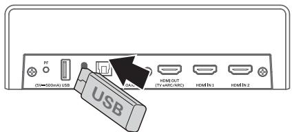 HISENSE U5120GW - USB aygitinci yerleştinir. - 1
