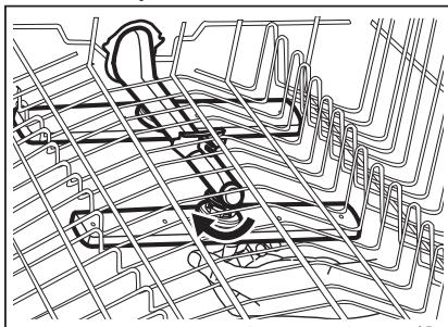 ELECTROLUX ESG62300SX - Čišění hornich ostřikovacích ramen - 2