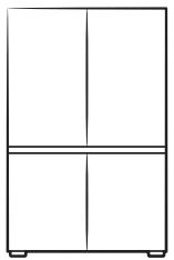 SAMSUNG RB38A7CGTS9 - Installation en duo (modèles applicables uniquement) - 1