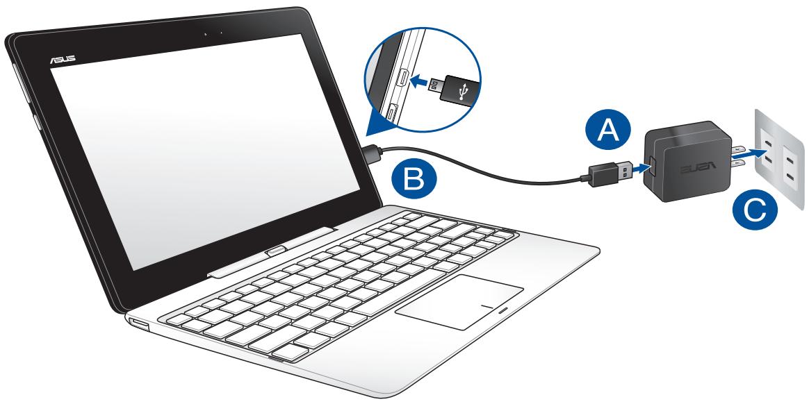 ASUS 1100 AF-BING-DK034B - Chargez la batterie de la Tablette ASUS - 2