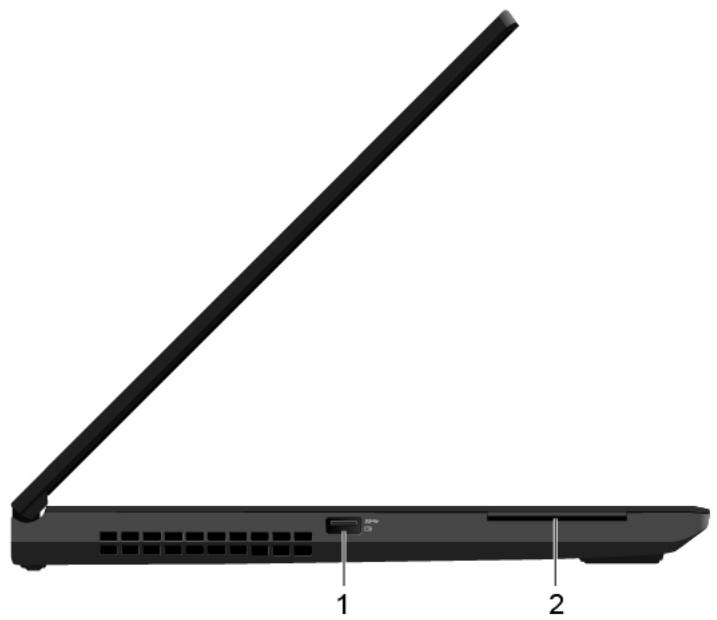 LENOVO P73 - Vue du côté gauche - 1
