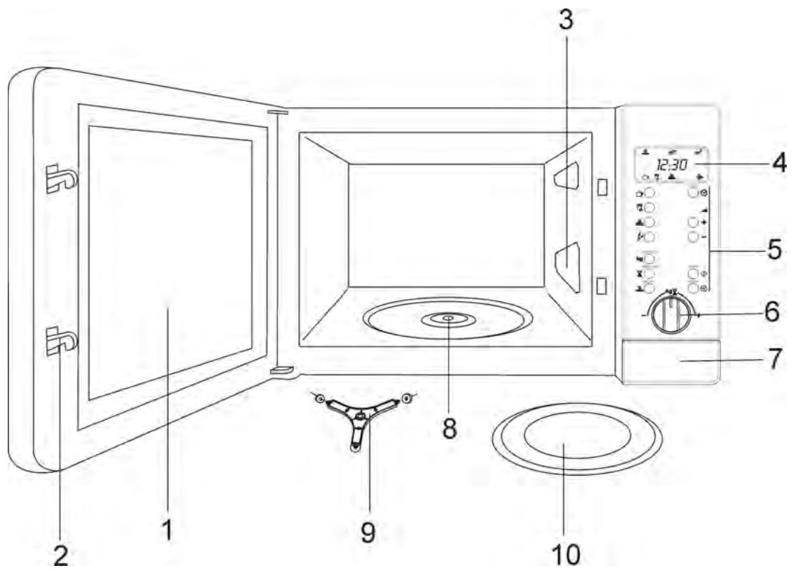 HOTPOINT MWA121HA INOX - Specifications - 1