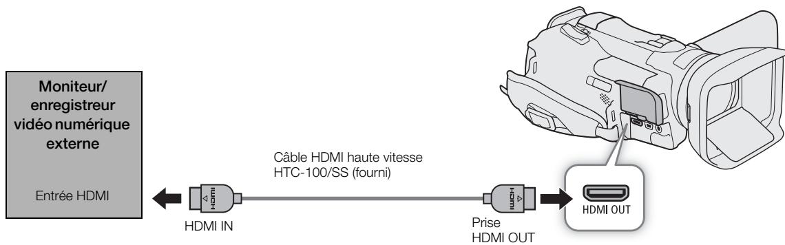 CANON LEGRIA GX10 - Diagramme des connexions - 1