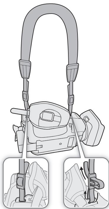 CANON LEGRIA GX10 - Attachez la sangle de poignée. - 3