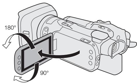 CANON LEGRIA GX10 - Utilisation de l'écran LCD - 1