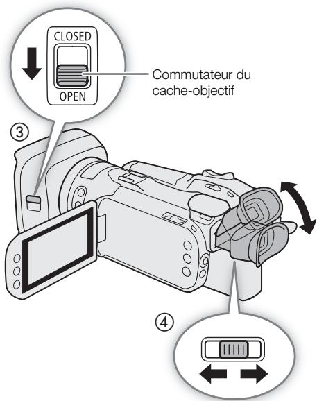 CANON LEGRIA GX10 - Préparation à l'enregistrement - 1