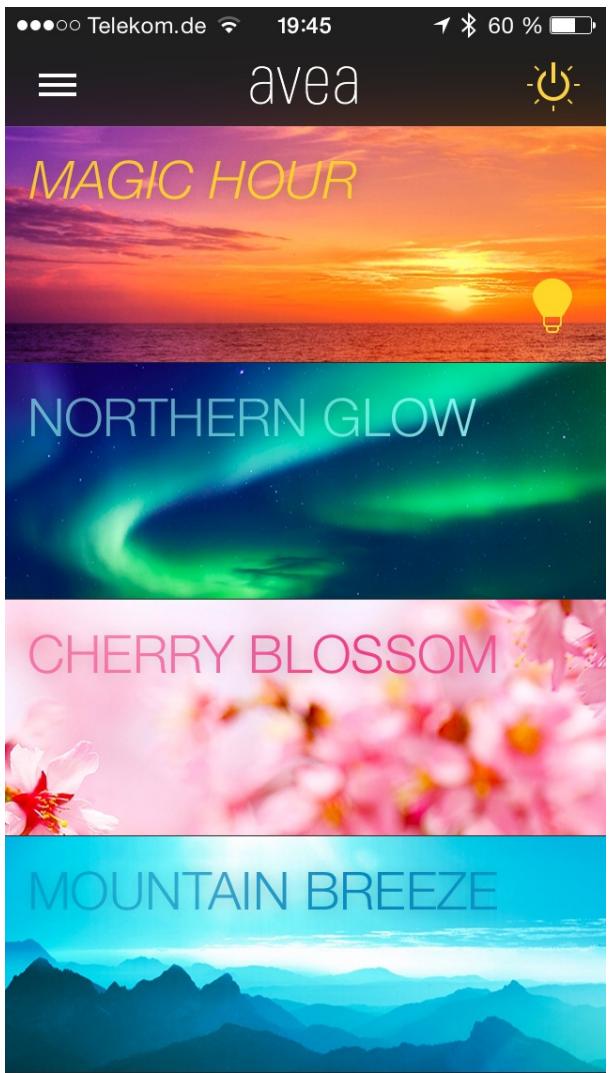 ELGATO AVEA FLARE - Sélection d'une ambience lumineuse dynamique - 1