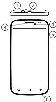 ARCHOS 50 TITANIUM 4G NOIR - Description du téléphone - 1